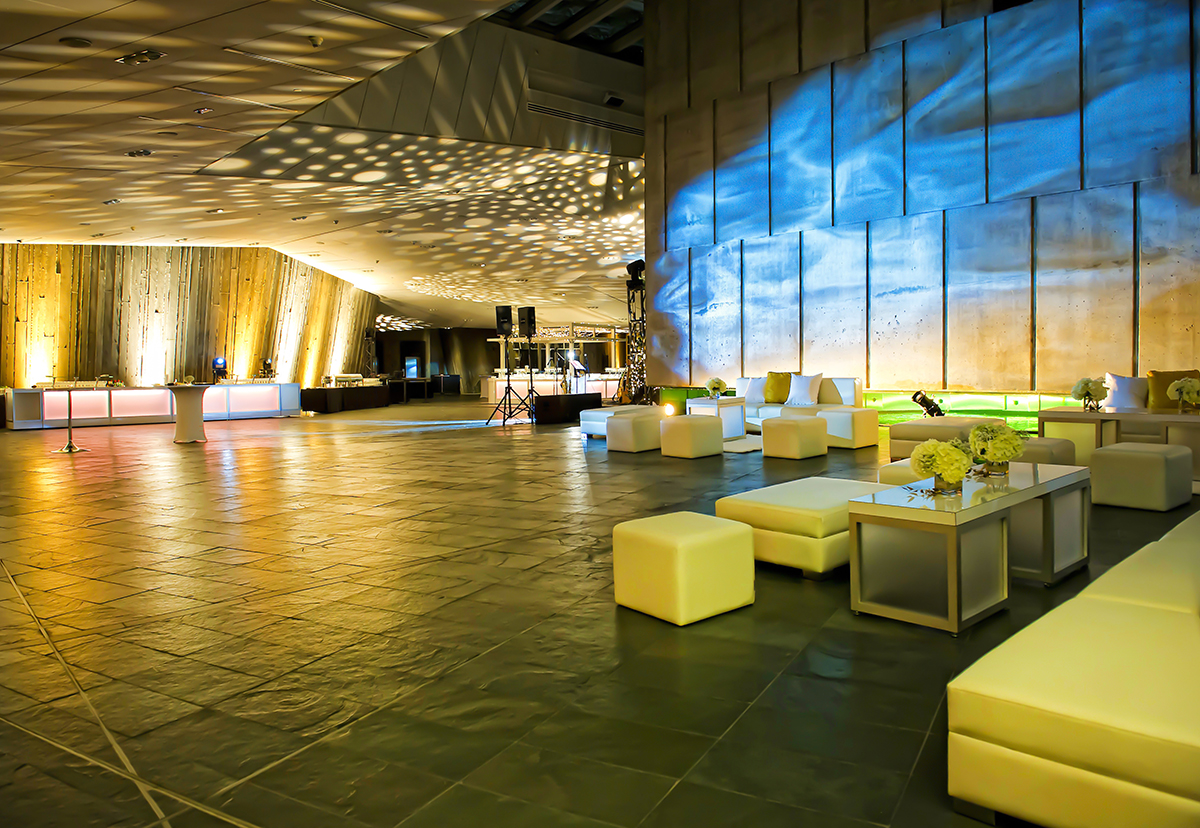 The floor of the Canadian War Museum in Ottawa is tiled.