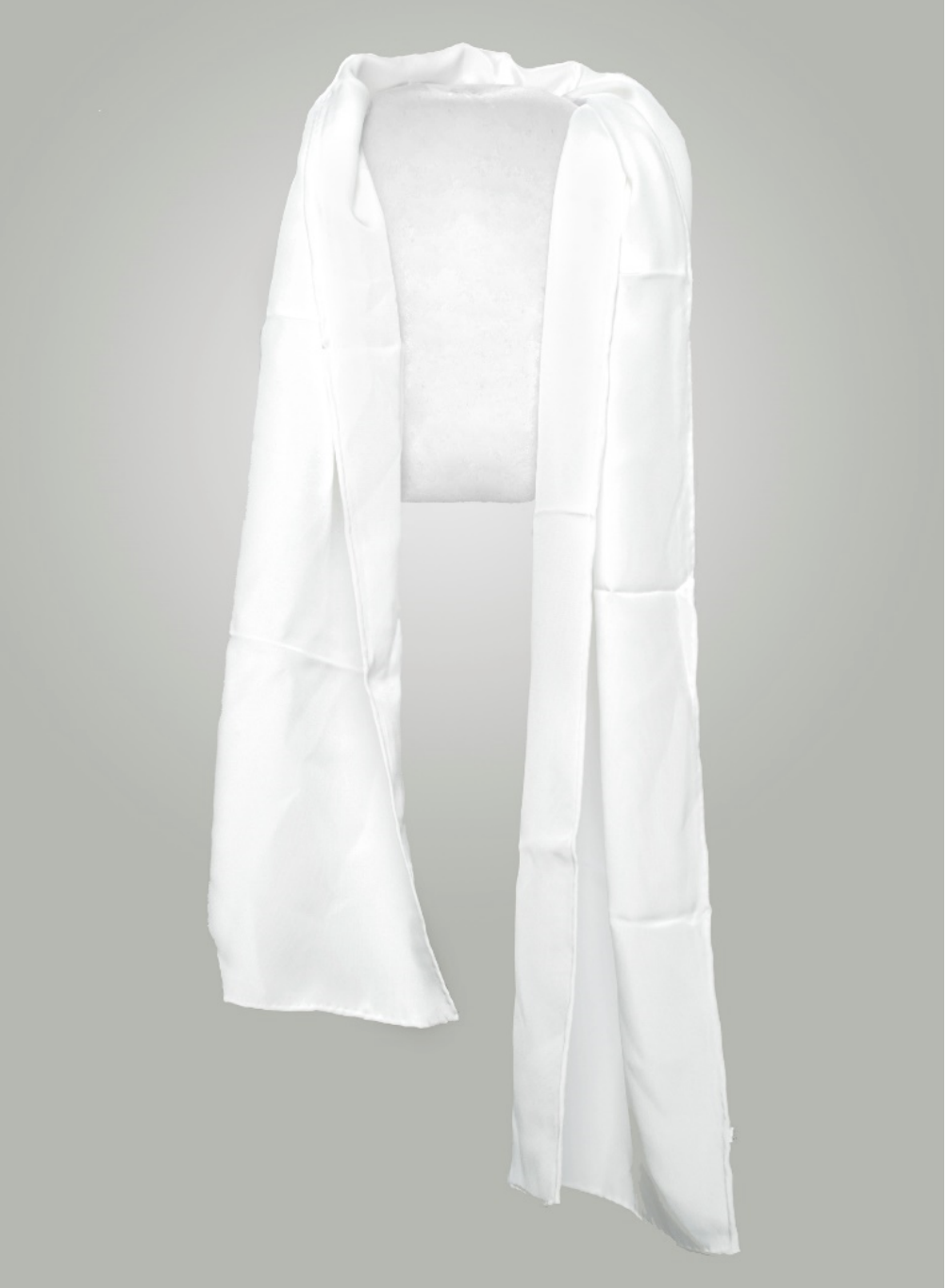 A white aviator’s scarf.