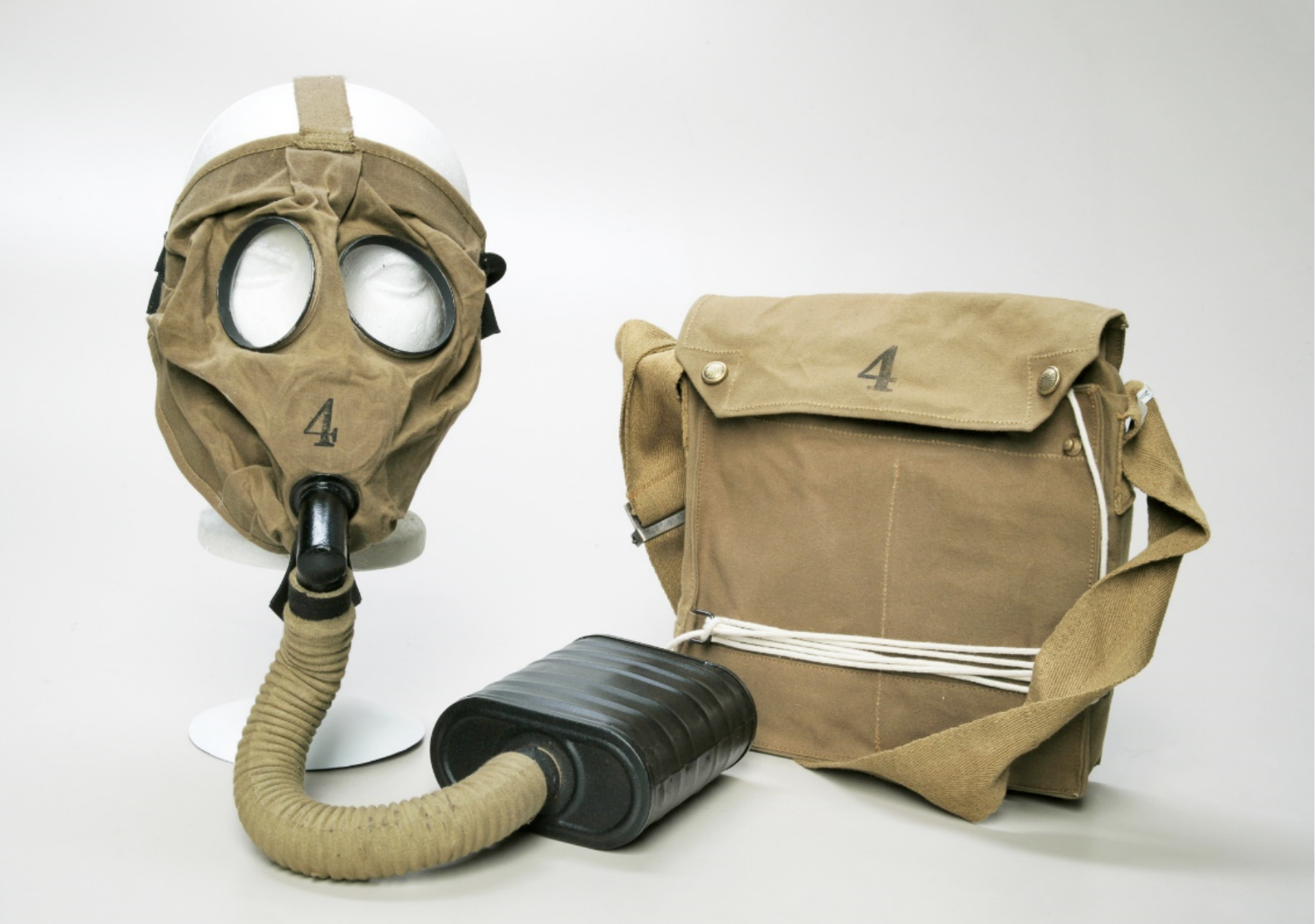 Small box respirator.