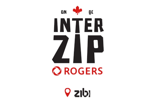 The logo for Interzip Rogers.