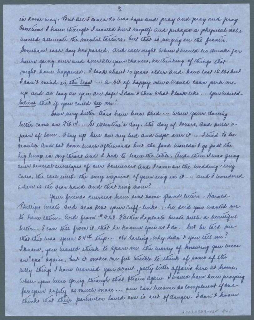 A letter written with ink on a piece of paper.