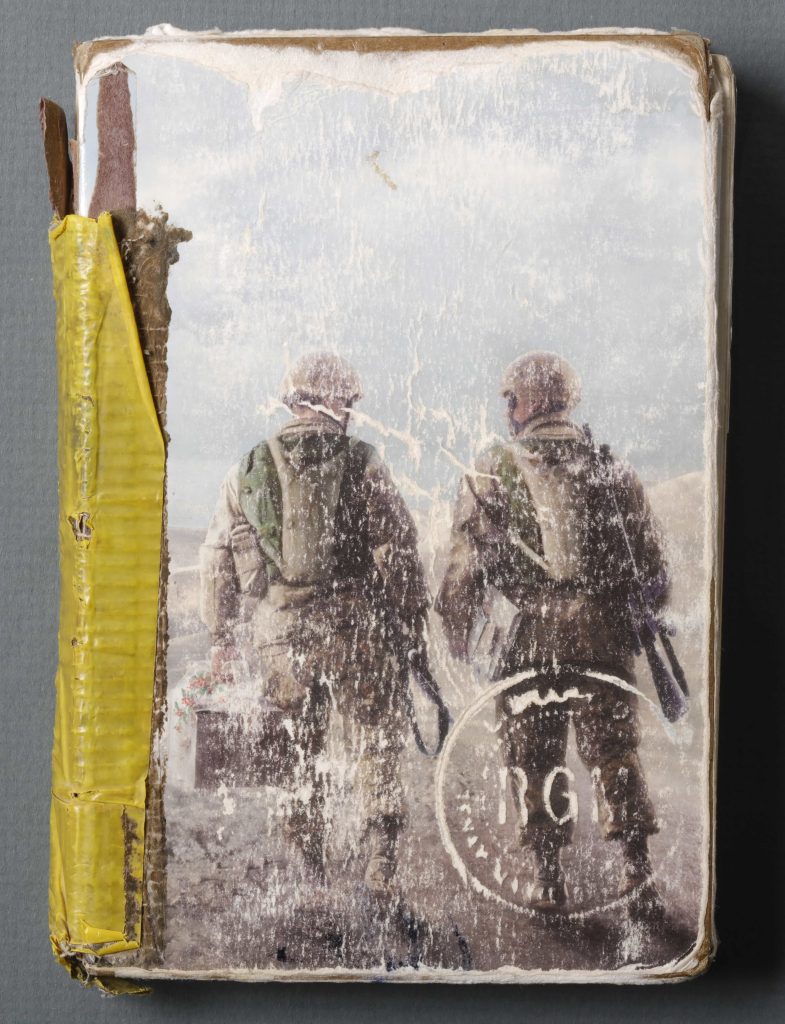 The cover of Master Corporal Martin Rouleau's diary.