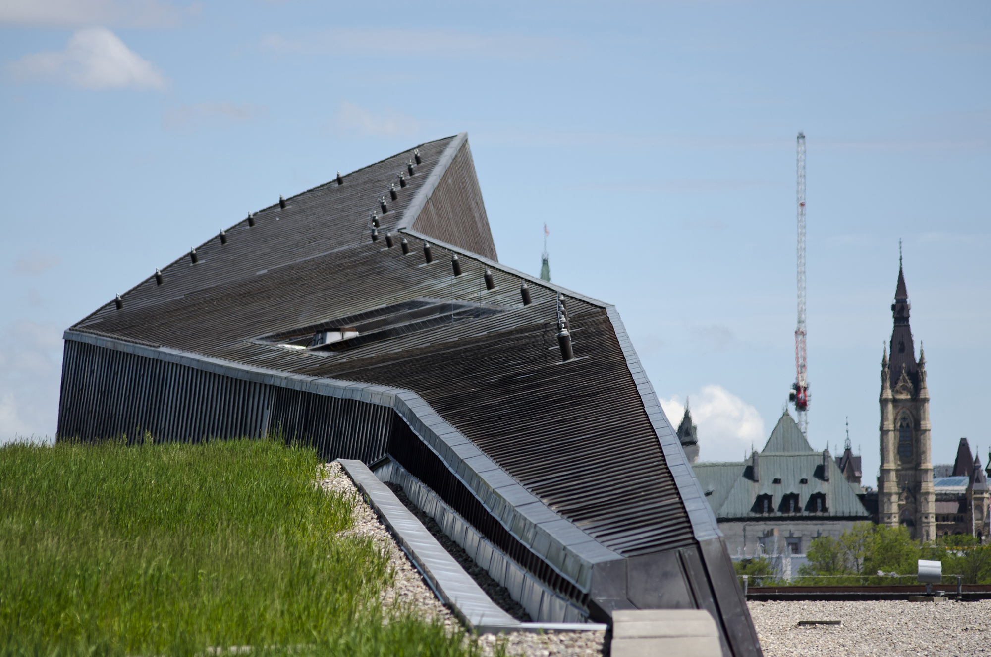 The grass is green in Ottawa.