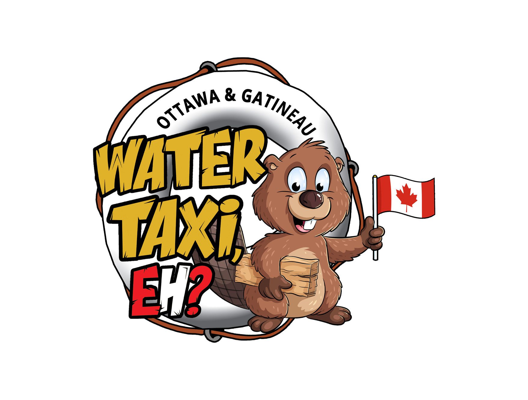 The logo for Water Taxi in Ottawa.